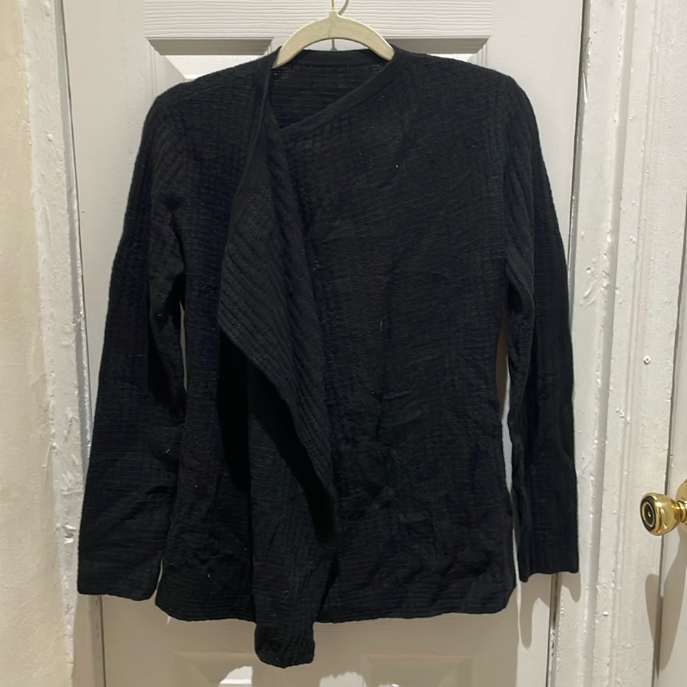 Garnet Hill 100% cashmere cardigan
